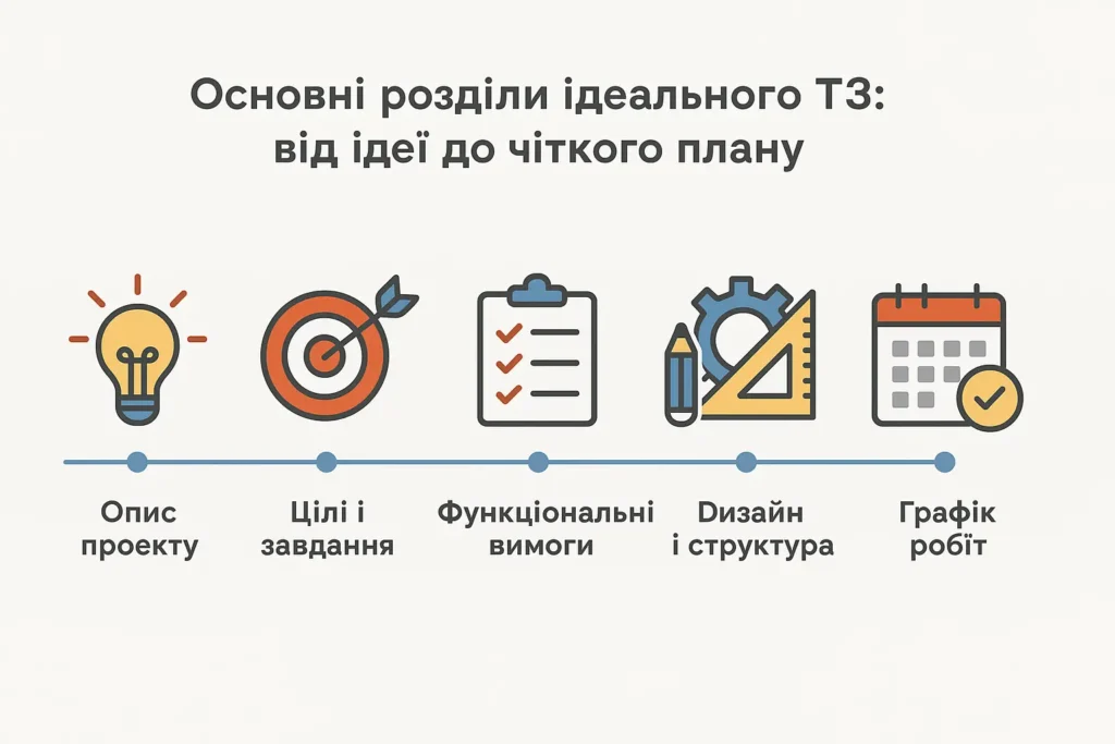 Main sections of an ideal technical specification
