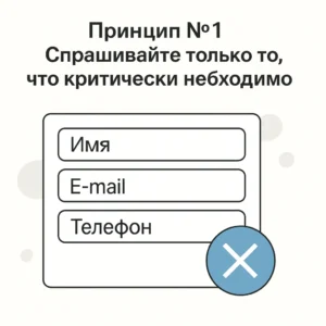 Запрашивайте только то, что критически необходимо. Рекомендации от студии kliox