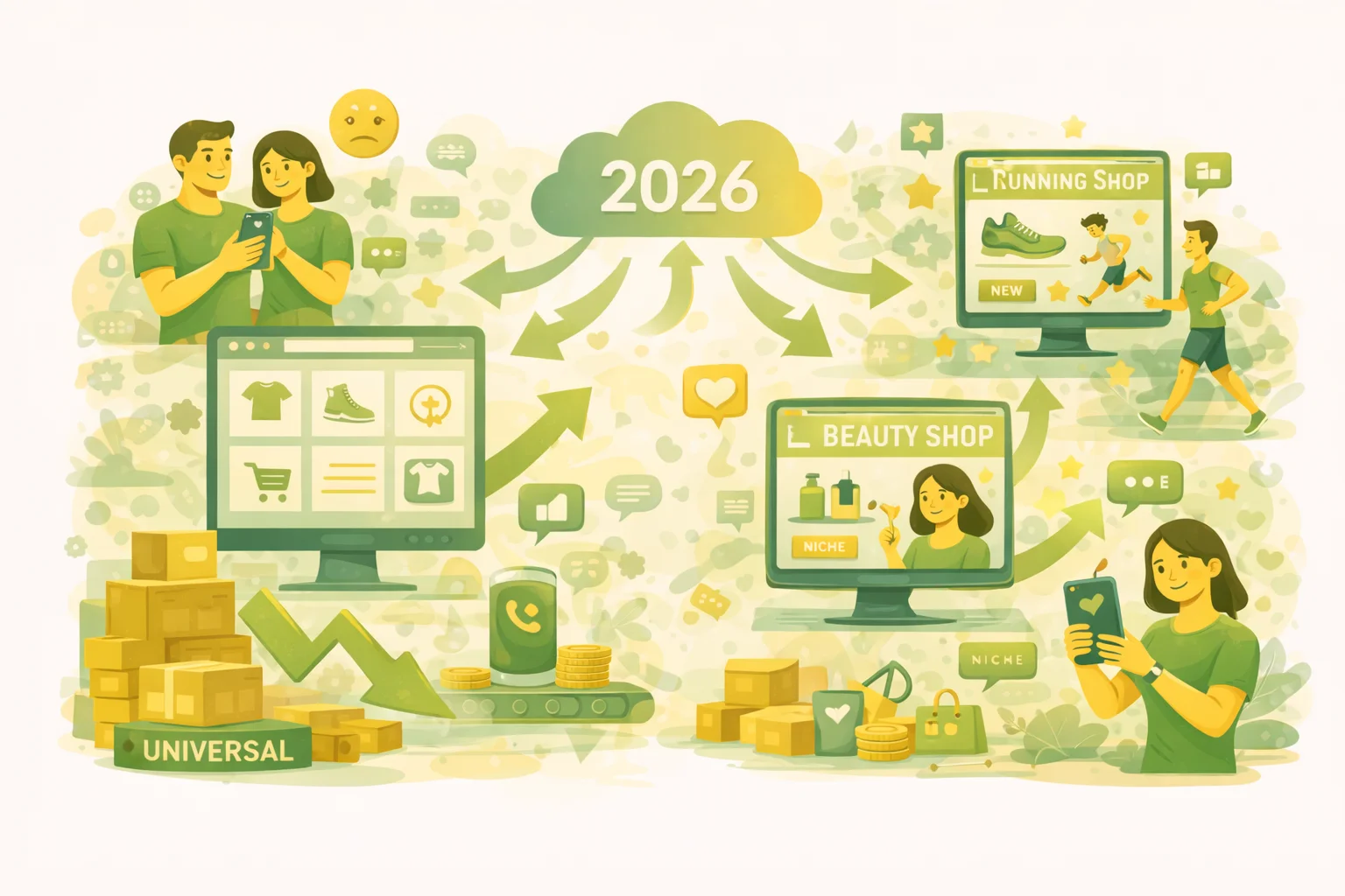 Чому ніші перемагають універсальні інтернет-магазини: стратегія спеціалізації в 2026 році