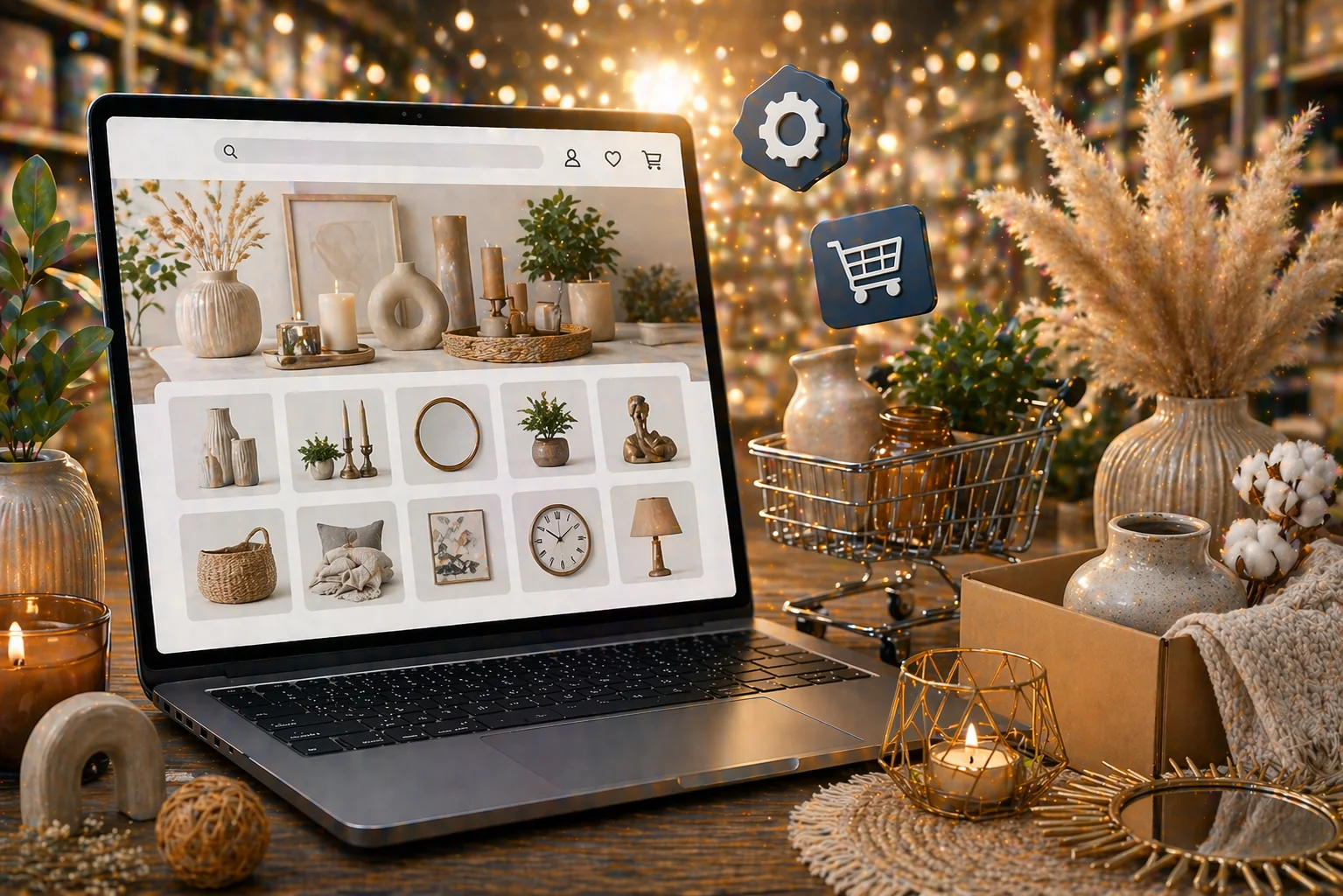 Що дає інтернет-магазин декору під ключ. Від студії кліокс