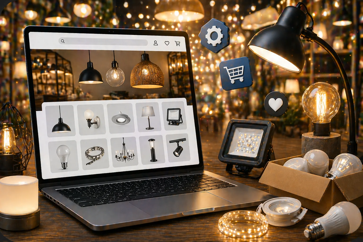 Що дає інтернет-магазин освітлення під ключ. Від студії кліокс