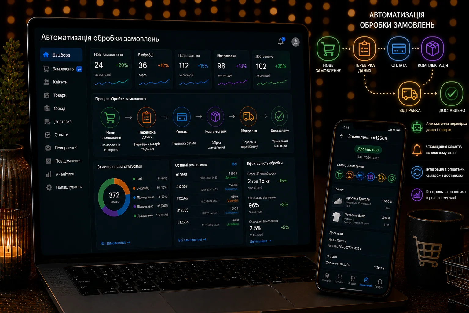 7 переваг автоматизації обробки замовлень від Kliox