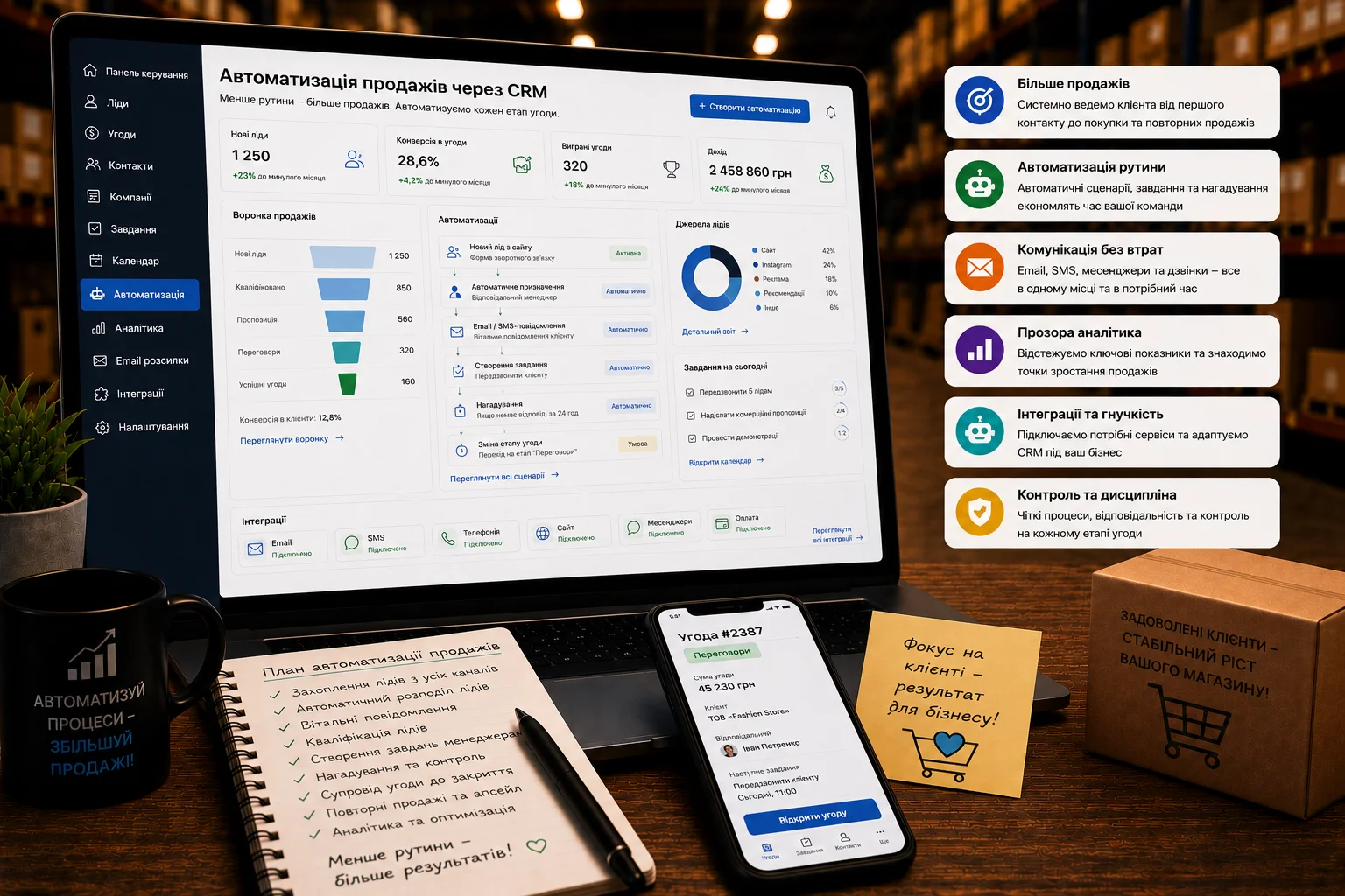 CRM що підказує менеджеру що робити далі і коли. Від студії кліокс