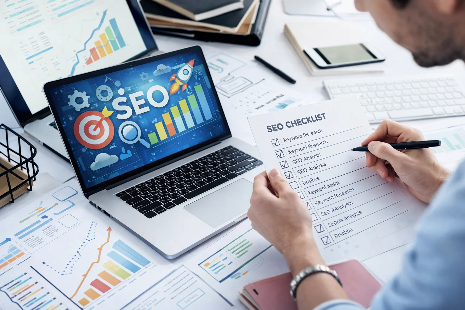 SEO оптимизация сайта: проектирование структуры страниц, анализ поисковой видимости и планирование улучшения позиций