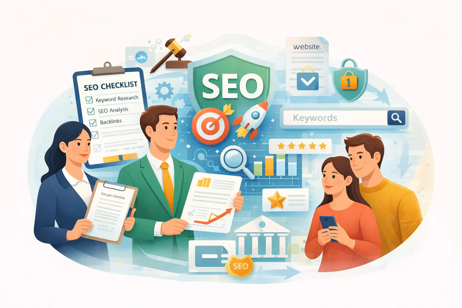 SEO оптимизация сайта: анализ ключевых слов, улучшение позиций в поиске и стратегия роста трафика