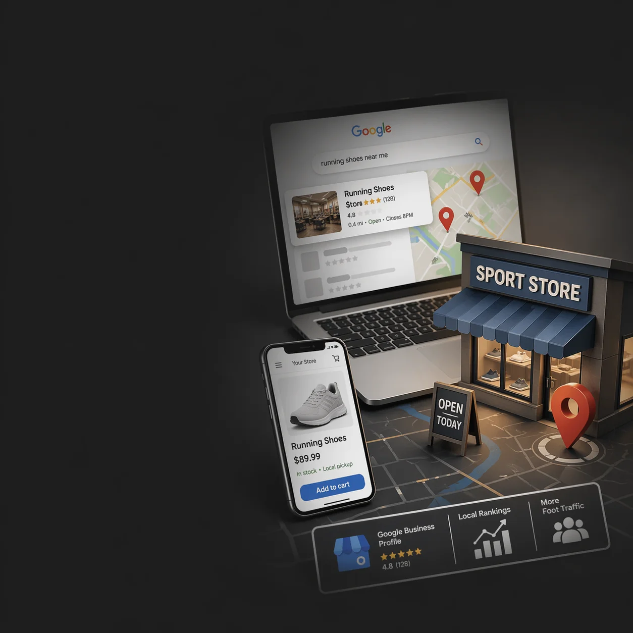 Локальное SEO для интернет-магазина: отображение товаров в поиске рядом, Google карты и оптимизация видимости бизнеса в регионе