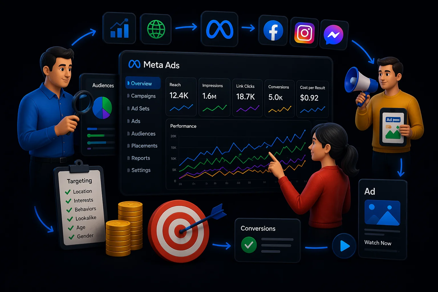 Meta Ads для e-commerce: таргетинг аудиторий, аналитика рекламных кампаний и оптимизация конверсий в Facebook и Instagram