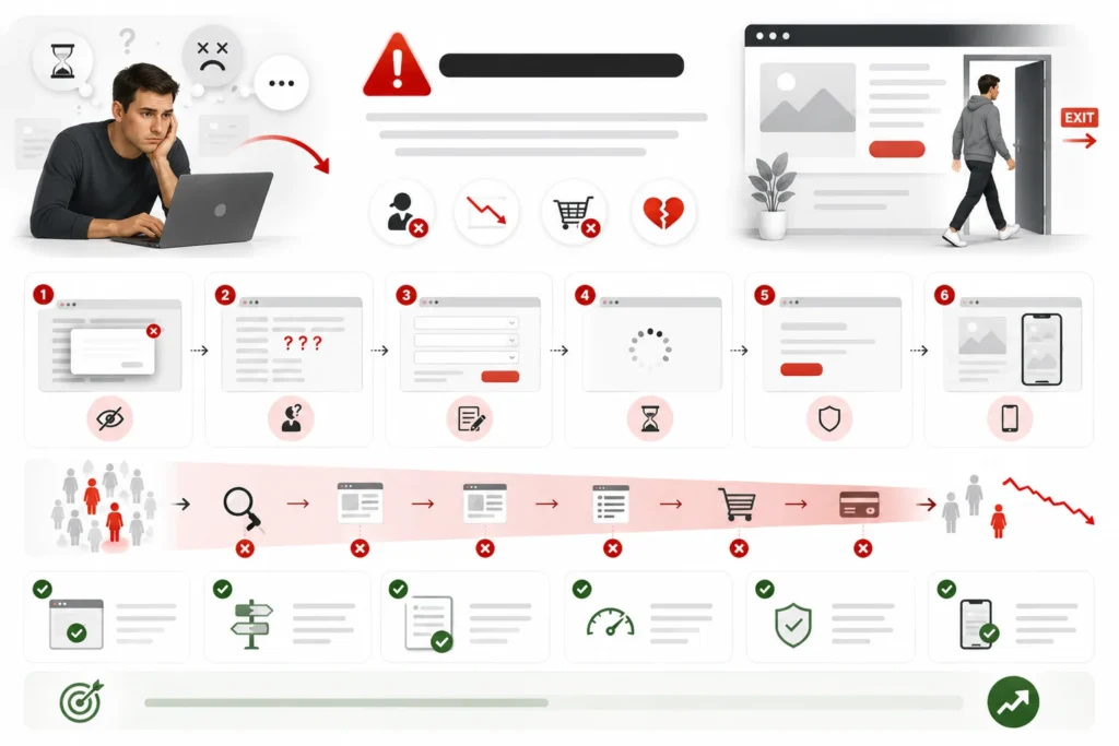 UX-ловушки: почему клиенты «зависают» и уходят. От студии клиокс