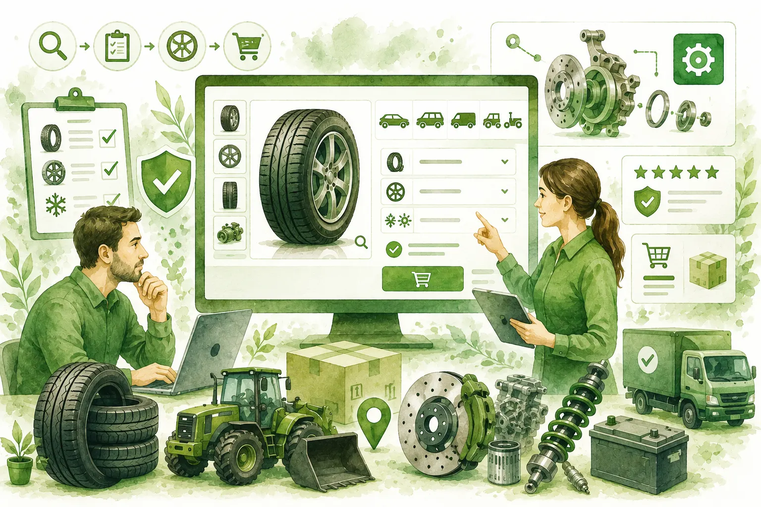 Сложный e-commerce: как продавать шины, технику и запчасти без ошибок и возвратов. От компании kliox