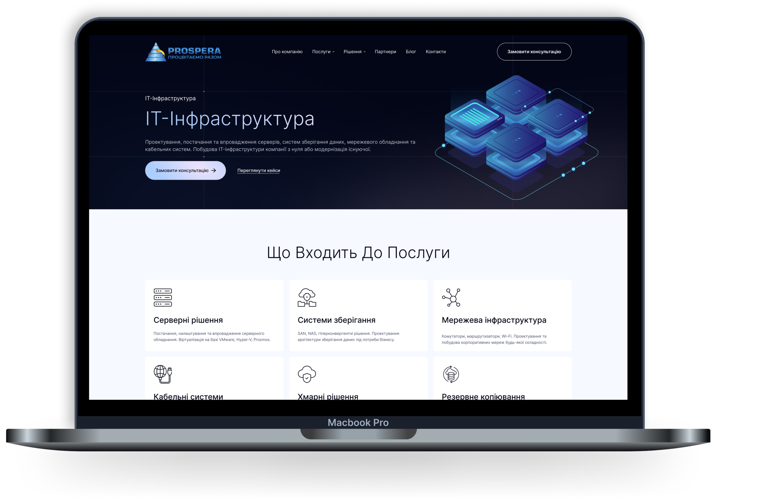 Каталог IT-рішень побудований із самостійних тематичних секцій